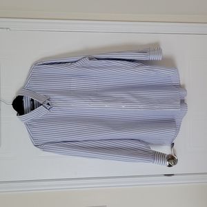 Kirkland Men's Striped Dress Shirt- Size 17.5